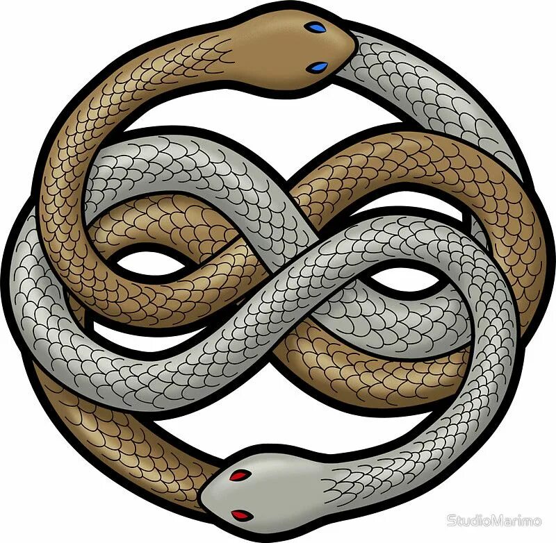 Символ змеи. Две переплетенные змеи символ. Символ вечности змея. Аурин Уроборос бесконечная история.