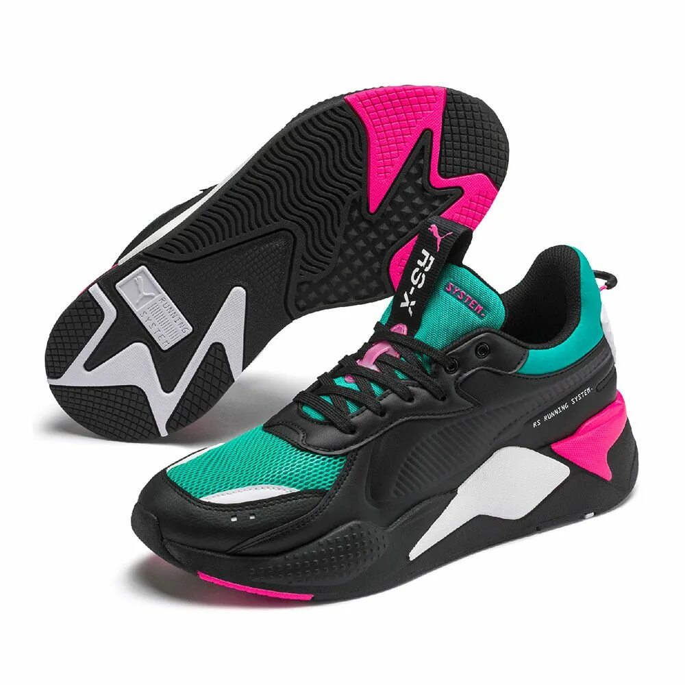 Puma RSX Master. Puma RS-X Master. Puma RSX Black. Puma Black/Green. Купить кроссовки rs x