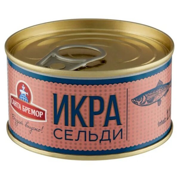 Икра сельди вкусная. Икра сельди Санта Бремор. Икра сельди деликатесная Люкс Санта Бремор. Икра селедки. Икра сельди консервы.