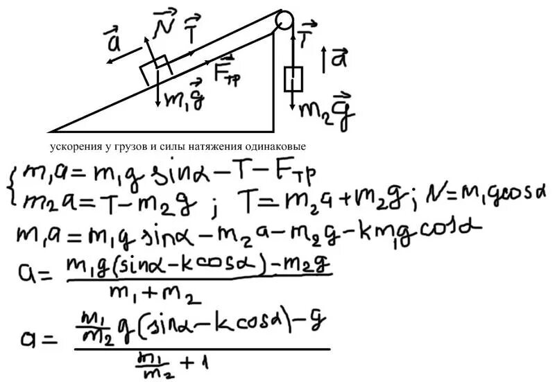 Ускорение груза. Найти ускорение. Как найти ускорение груза. Ускорение груза формула физика.