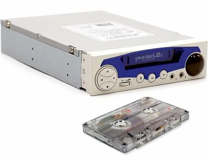 Plusdeck 2c PC Cassette Deck. Plusdeck 2 PC Cassette Deck. Plusdeck 2c RS-232 PC Cassette Deck Tape Deck. The 5.25" PC Cassette Tape Deck.