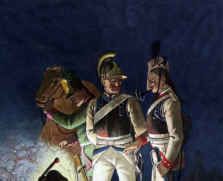 Венгры наполеона. Австрийский егерь униформа 1809. Австрийские гренадеры 1798-1815. Художник суходольский януарий. Униформа австрийской армии 1812.