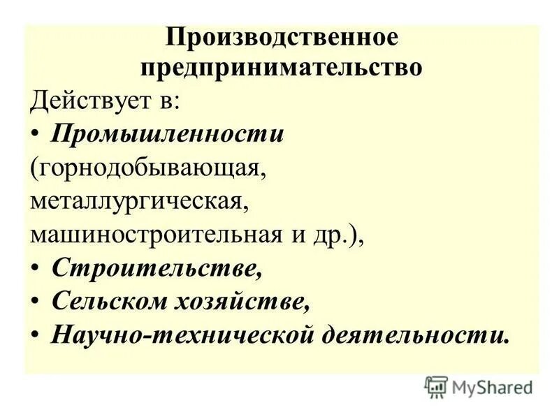 Роль предпринимательства в экономике презентация