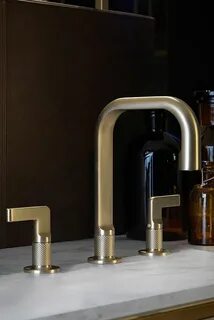 Brushed brass pvd