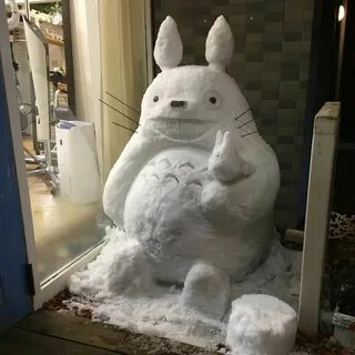 Необычный снеговик