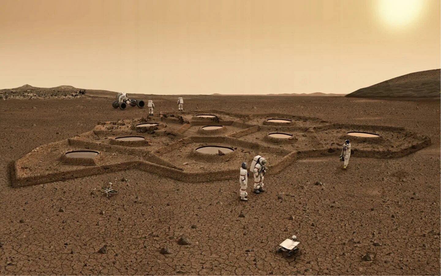 Mars colony