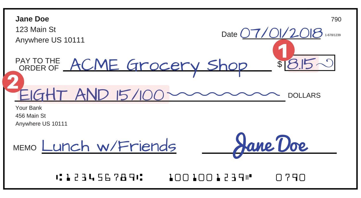 How to write a check. Td Bank чек. To write a cheque for. How to fill out a Bank of America check.