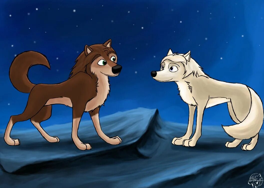 Нарисовать волка мультика