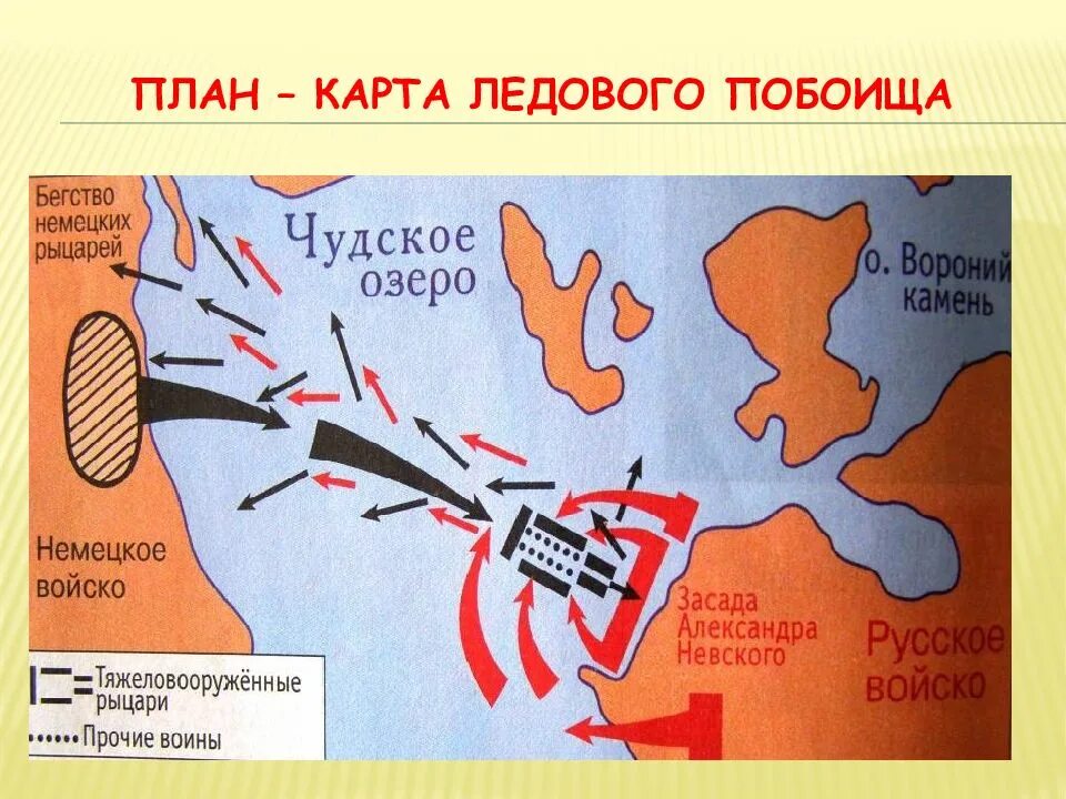 Ледовое побоище карта 6 класс. Битва на Чудском озере схема битвы. Ледовое побоище схема битвы. Карта схема ледового побоища 6 класс.