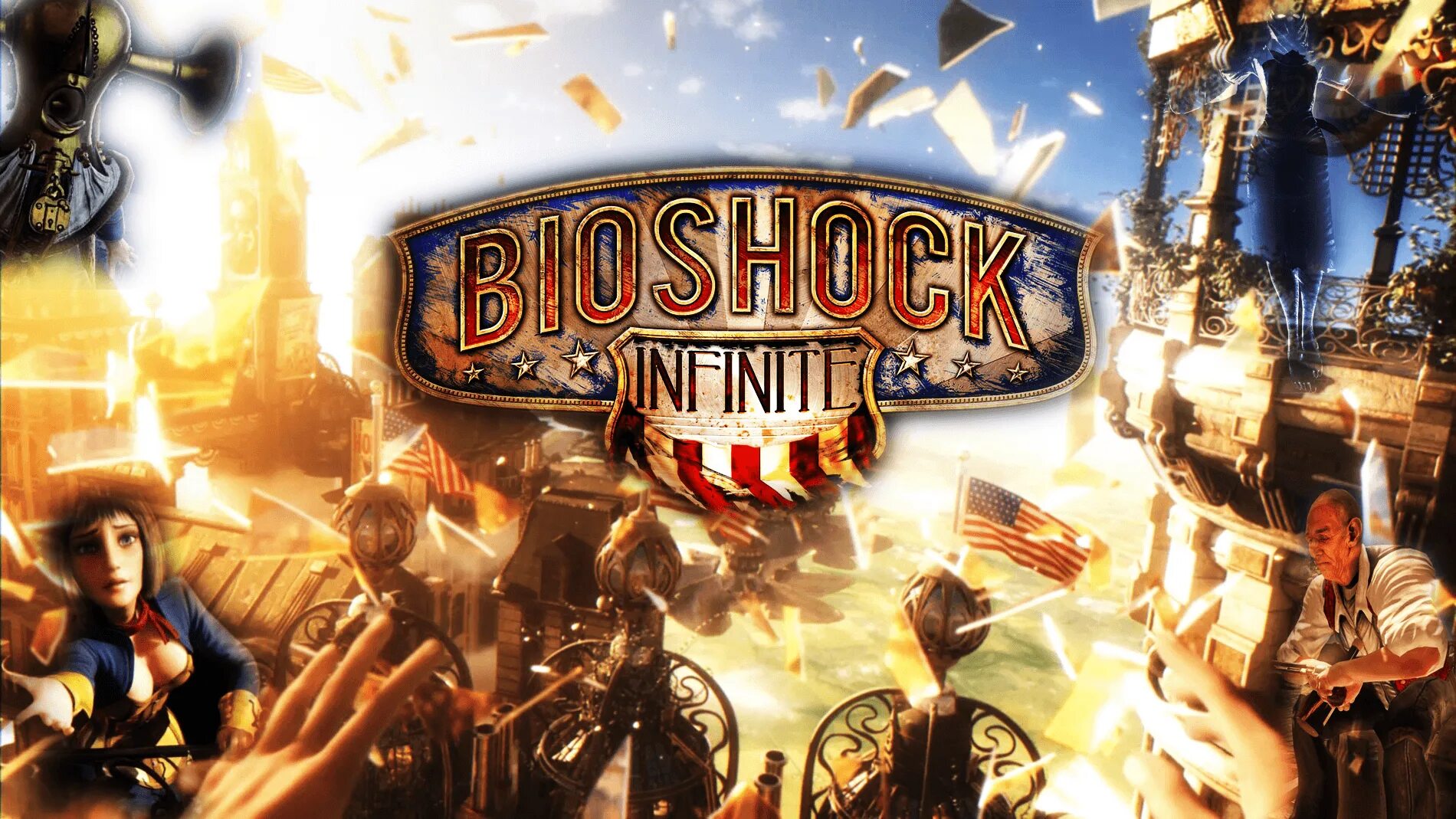 Bioshock infinite ключи. Bioshock Infinite 2010. Bioshock Infinite фон. Bioshock Infinite Shock Jockey. Биошок Инфинити на ПС 5.