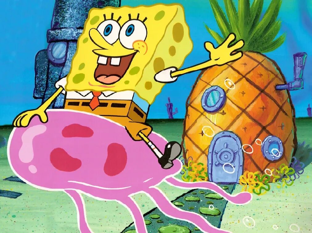 Включи картинку боба. Бубка Боб губка Боб квадратные штаны. Губка Боб Esponja. Дом Спанч Боба. Spongebob 1999.