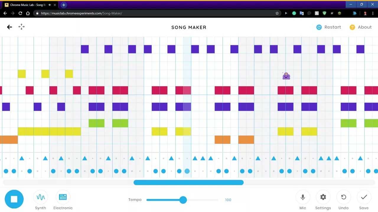 Песня лаби лаби. MUSICLAB.CHROMEEXPERIMENTS. Song maker. Ноты для Chrome Music Lab. Song maker Ноты.