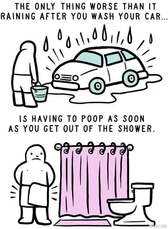 The car is being washed