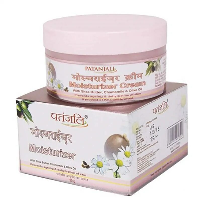 Крем Патанджали с ромашкой. Patanjali Moisturizer Cream with Shea Butter. Увлажняющий крем масло ши, Ромашка и оливка Патанджали 50 г. Крем для лица "Бьюти", 50г., Патанджали. Питательные крема с маслом ши