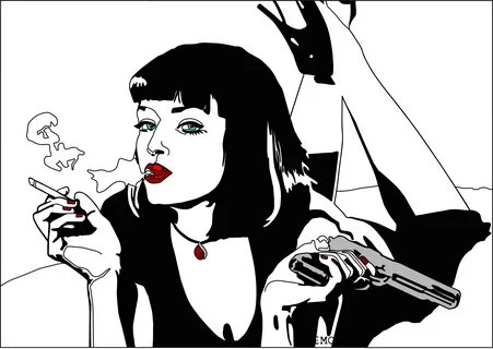 Миа уоллес арт.