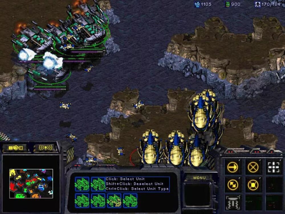 Интерактивная карта старкрафта. STARCRAFT 1997.