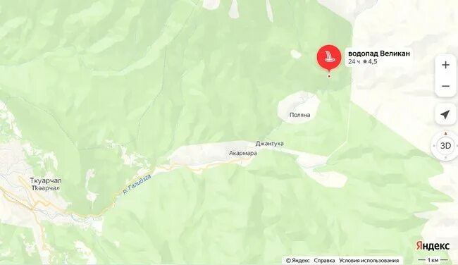 Какие карты работают в абхазии 2025. Водопад великан в абхазии на карте. водопад адау-великан в абхазии. водопады абхазии на карте.