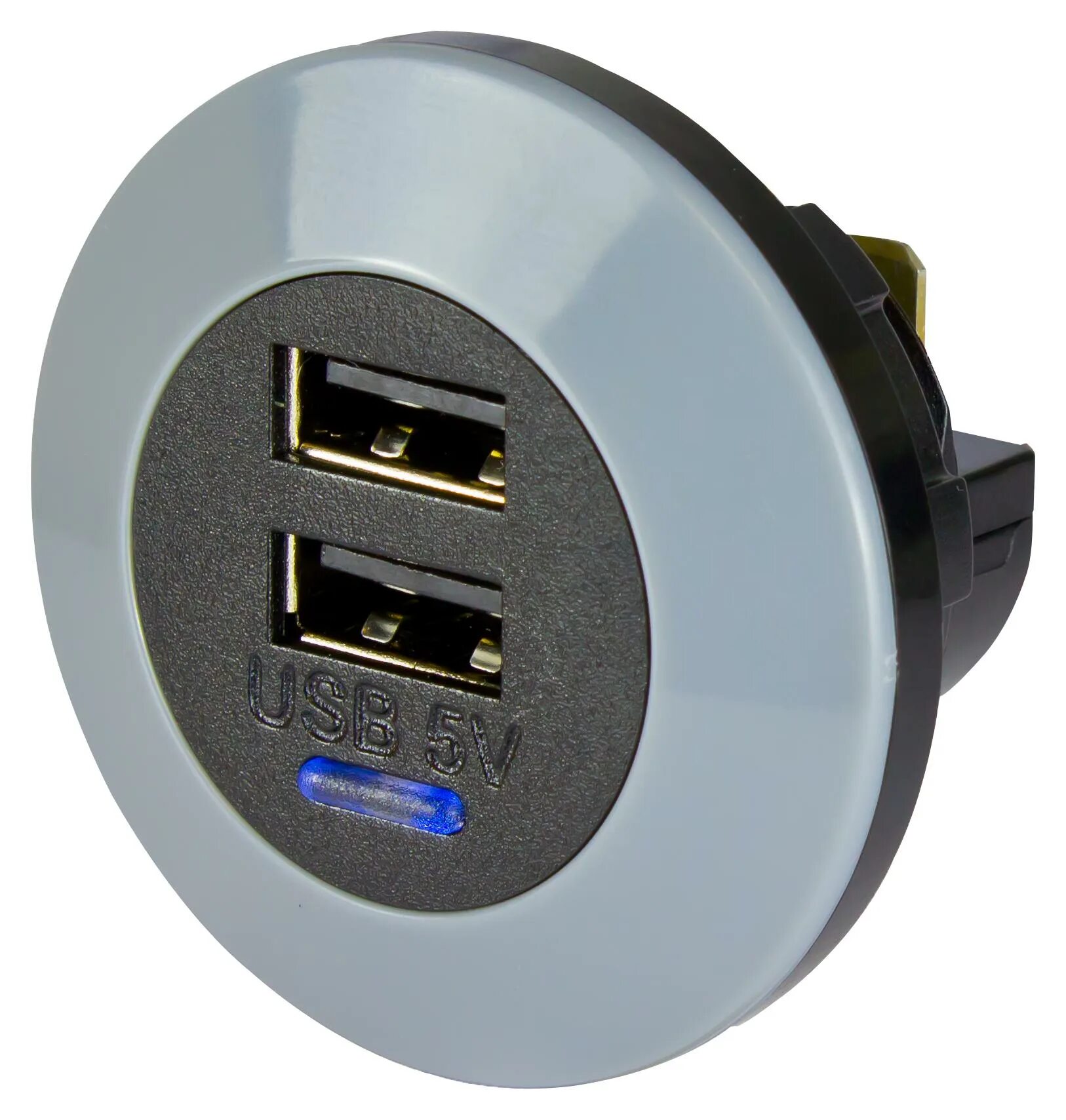 Розетка USB встраиваемая (5в, 2.1а + 2.1а). Розетка USB 230в 1.1а hs4285c1. Встраиваемая юсб розетка 5a. Розетка USB врезная 2 USB диаметр врезки 30 мм.