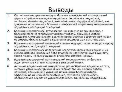 Поведение больных шизофренией
