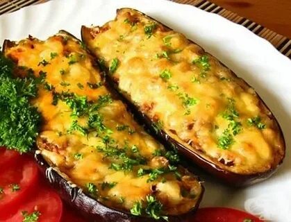 Фаршированные баклажаны с мясом