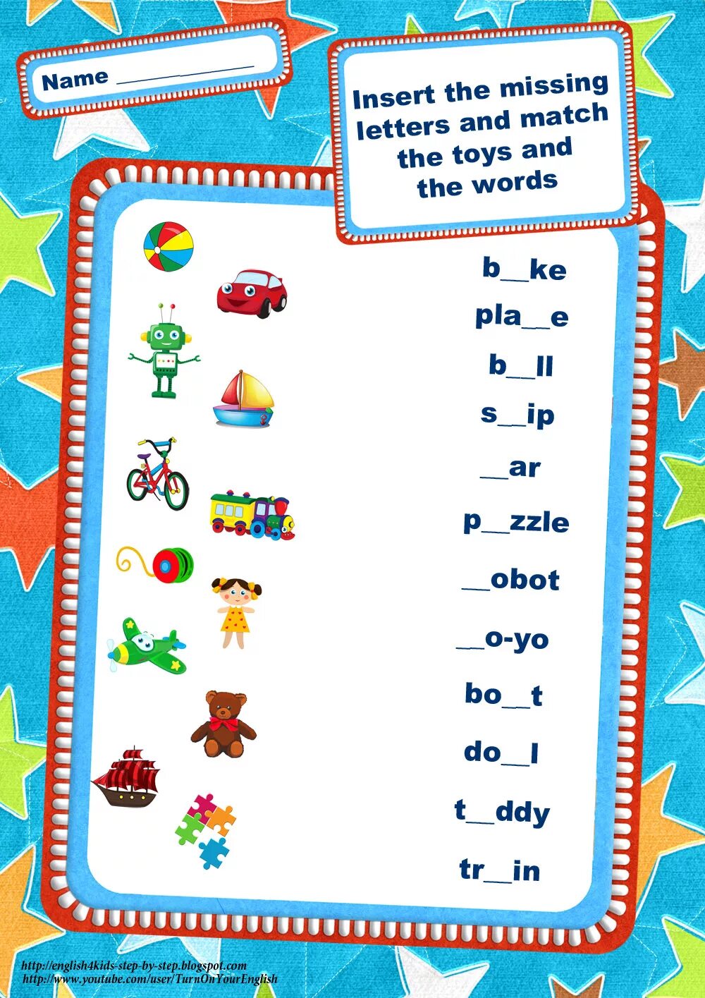 Картинки игрушек на английском языке. English for Kids. Toys Worksheets. Toys ESL. Английская песня игрушка