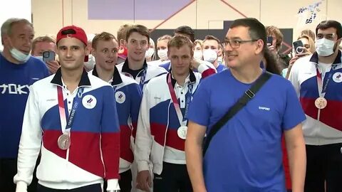 Встреча спортсменов