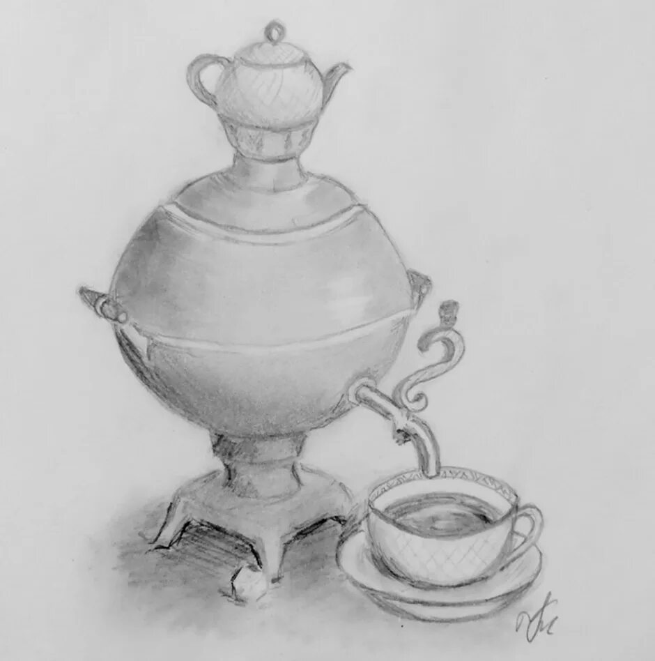 Самовар рисунок. Самовар карандашом. Самовар набросок. Рисование самовара. Самовар простым карандашом.