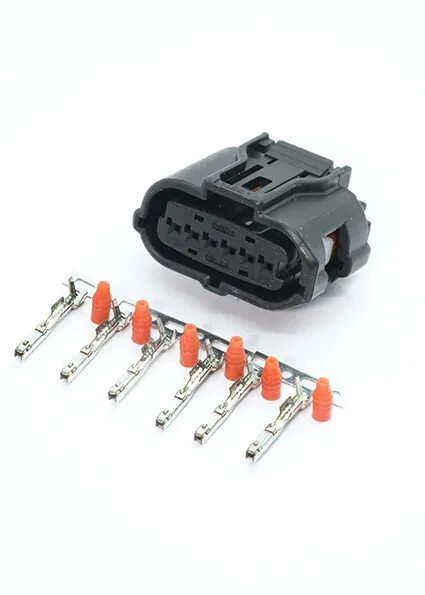 Разъем аналог. Toyota 90980-12303. разъем датчика парковки камри 9098012831. разъем 2.2-6189. разъем 6-ти контактный.