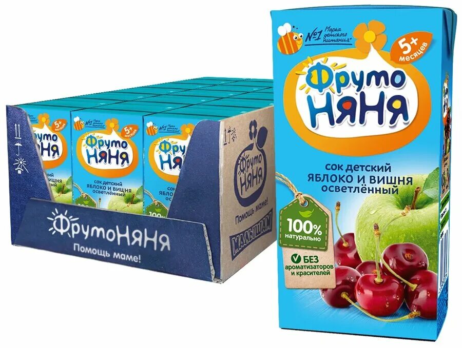 2 мультифрукт. детский сок 0. детский сок 0. сок агуша яблоко/вишня, 0,2л. 5 яблоко.