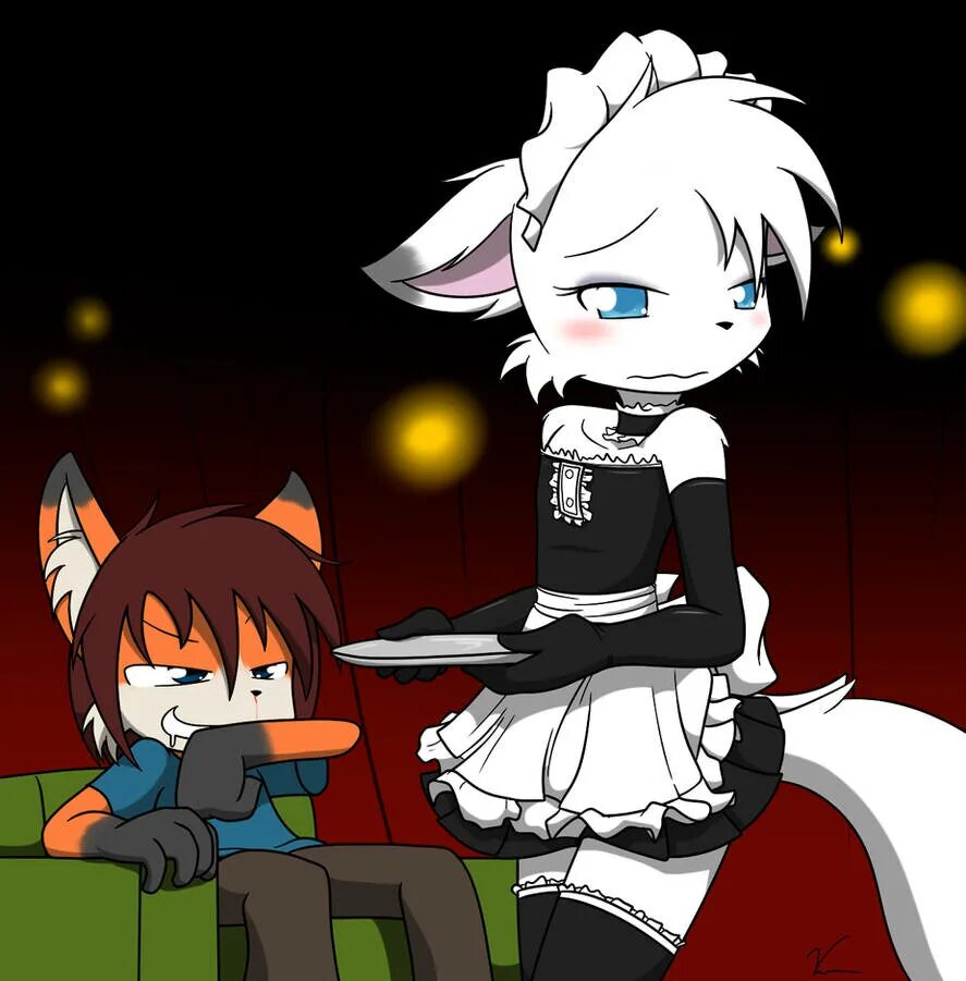 Furry maid. Фурри Bloodhawk. Фурри горничная на поводке. Naomi Fox горничная. Bloodhawk furry animation.