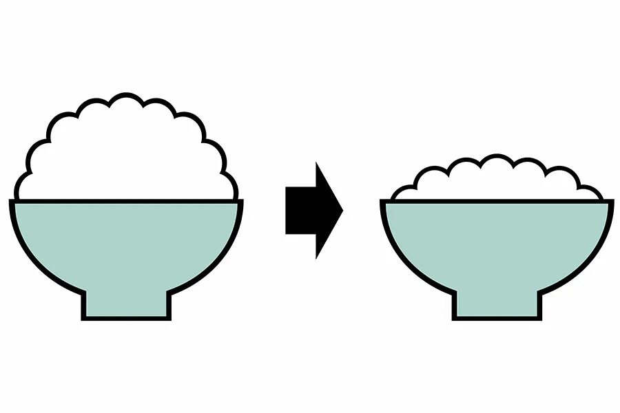 Reduce the amount. Reduce the amount