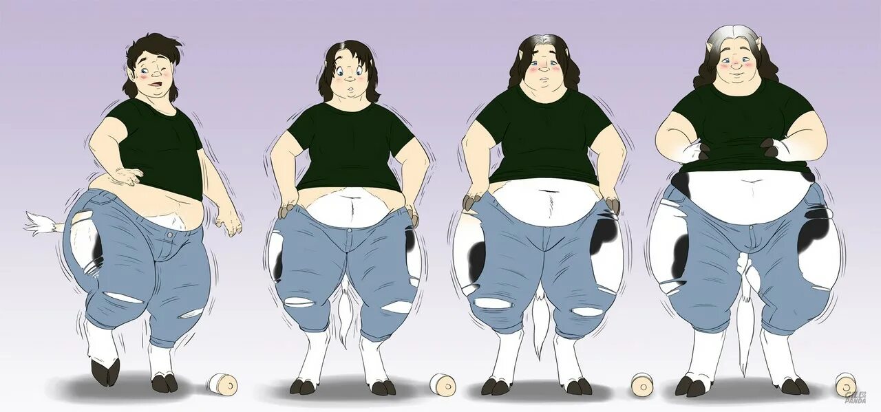 Превращение в толстушку. Bimbofication трансформация. Девушка превращается в толстую. Человек толстеет арт. Девушка превращается в толстую.