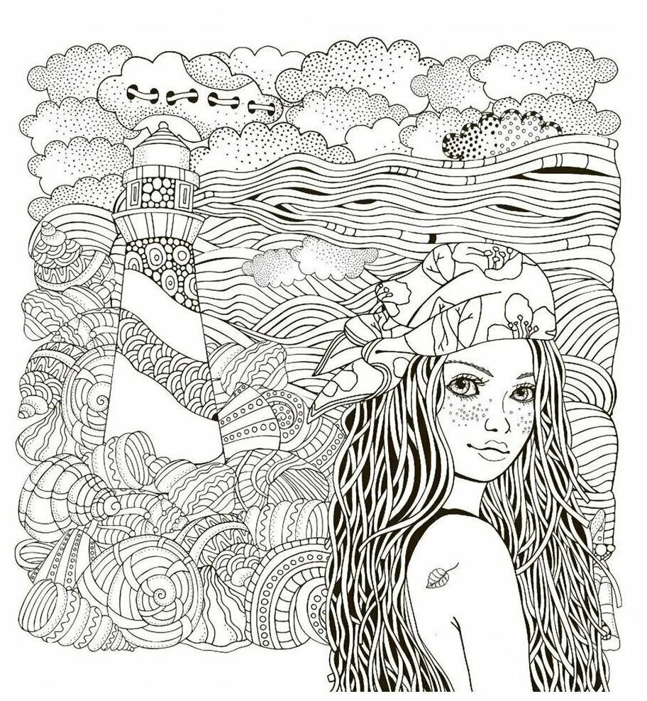 мелкие рисунки для раскрашивания. раскраска-антистресс бесконечный океан. мини раскраски антистресс. сложные геометрические узоры. мелкие рисунки.