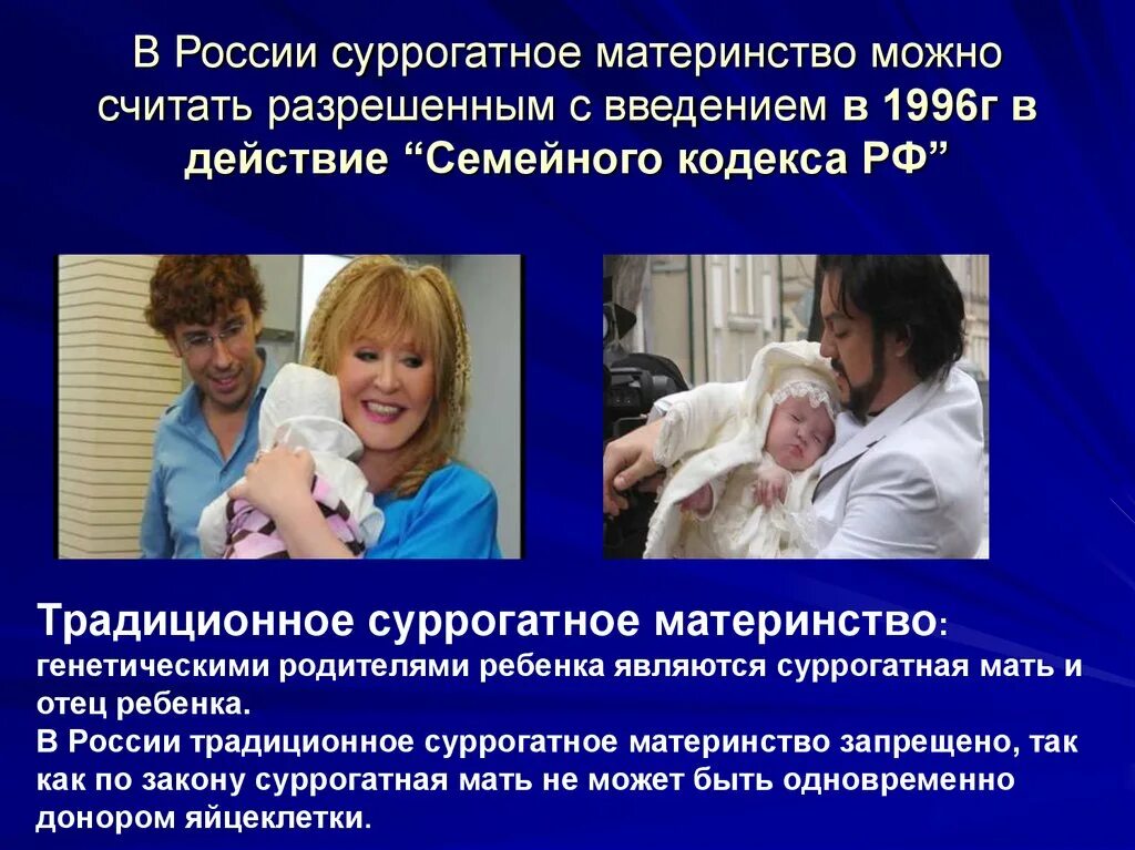 Суррогатная мать может оставить ребенка