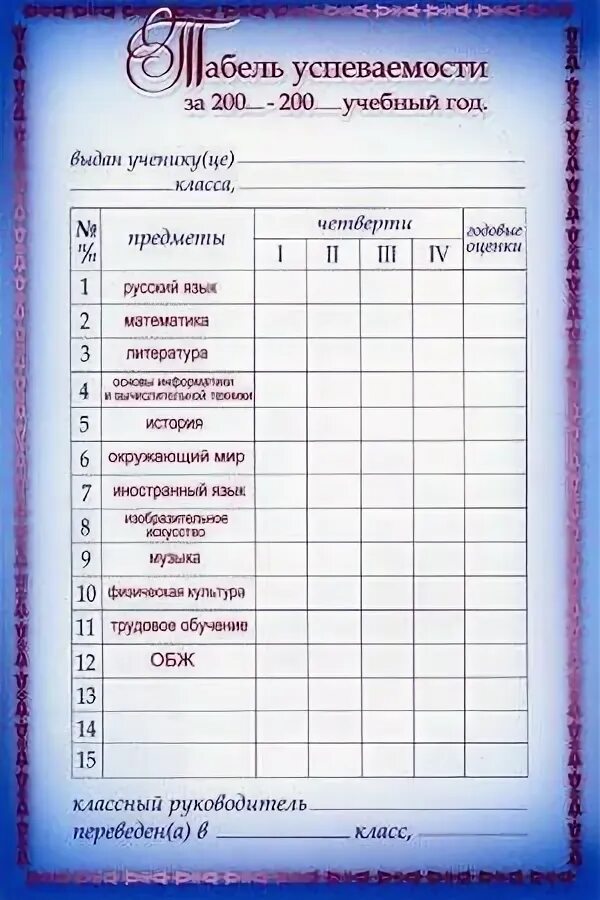 Табель обучающегося начальной школы. Табель успеваемости ученика. Шаблон табеля успеваемости ученика. Табель успеваемости начальная школа.