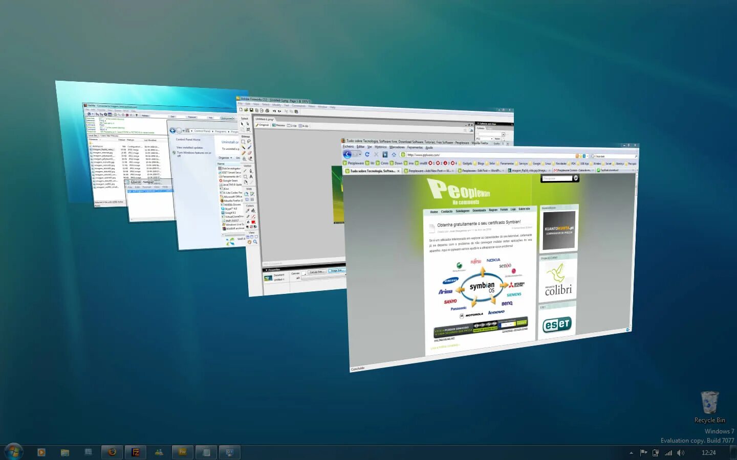 Aero Flip 3d Windows 7. Flip 3d в Windows 8.1. Flip 3d в Windows 10.