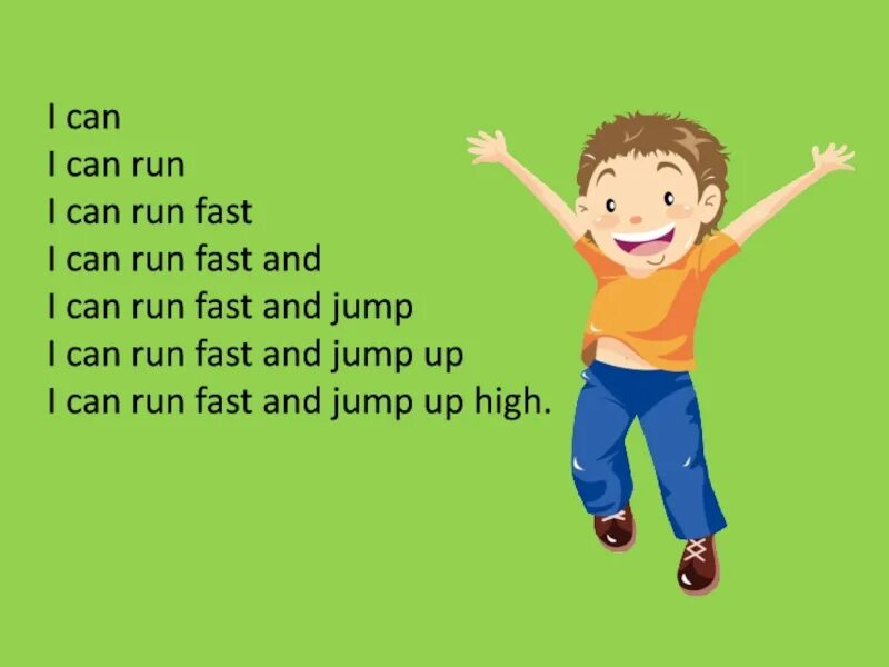 Песня i can run. I can Jump презентация. I can Jump for Kids 2 класс. I can Jump i can Run стих. Can Run.