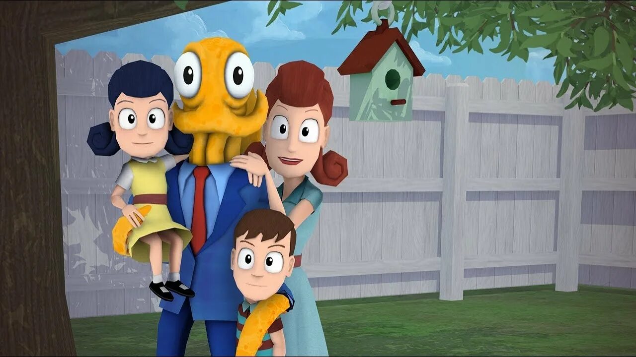 Octodad. Папа осьминог игра. Батя осьминог. Octodad ps4. Final family