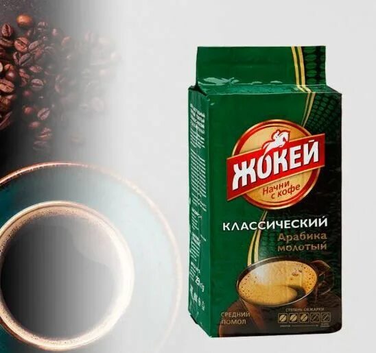 Отзывы на Кофе молотый Жокей Традиционный, 2шт по 250 гр от покупателей OZON