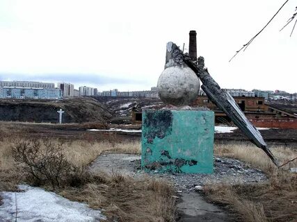 На месте стального