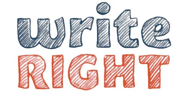 Write right 3. Write right.