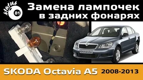 Лампочки заднего фонаря шкода а5