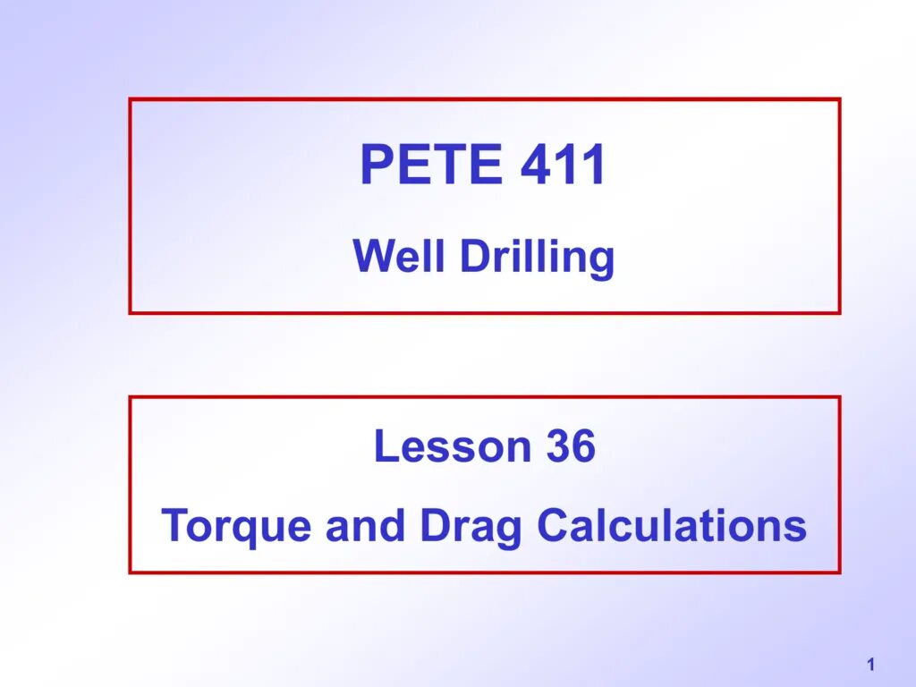 Drill Lesson. Lesson 36
