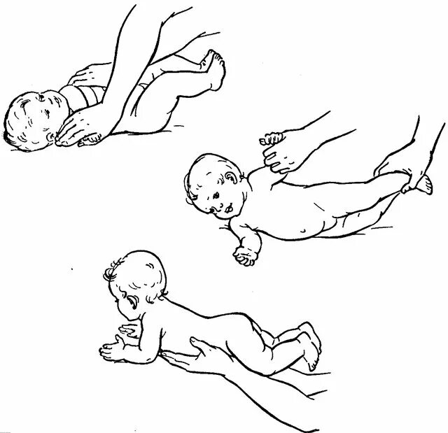 Как перевернуть новорожденного