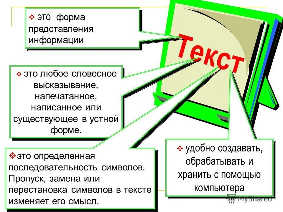 Информация может быть текстовая. Текст это в информатике. Виды представления текста. Формы представления информации. Текст это Информатика 5 класс.