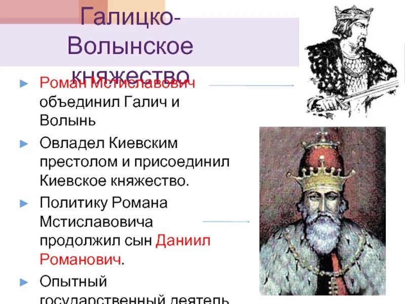 Кто объединил галицкую и волынскую землю