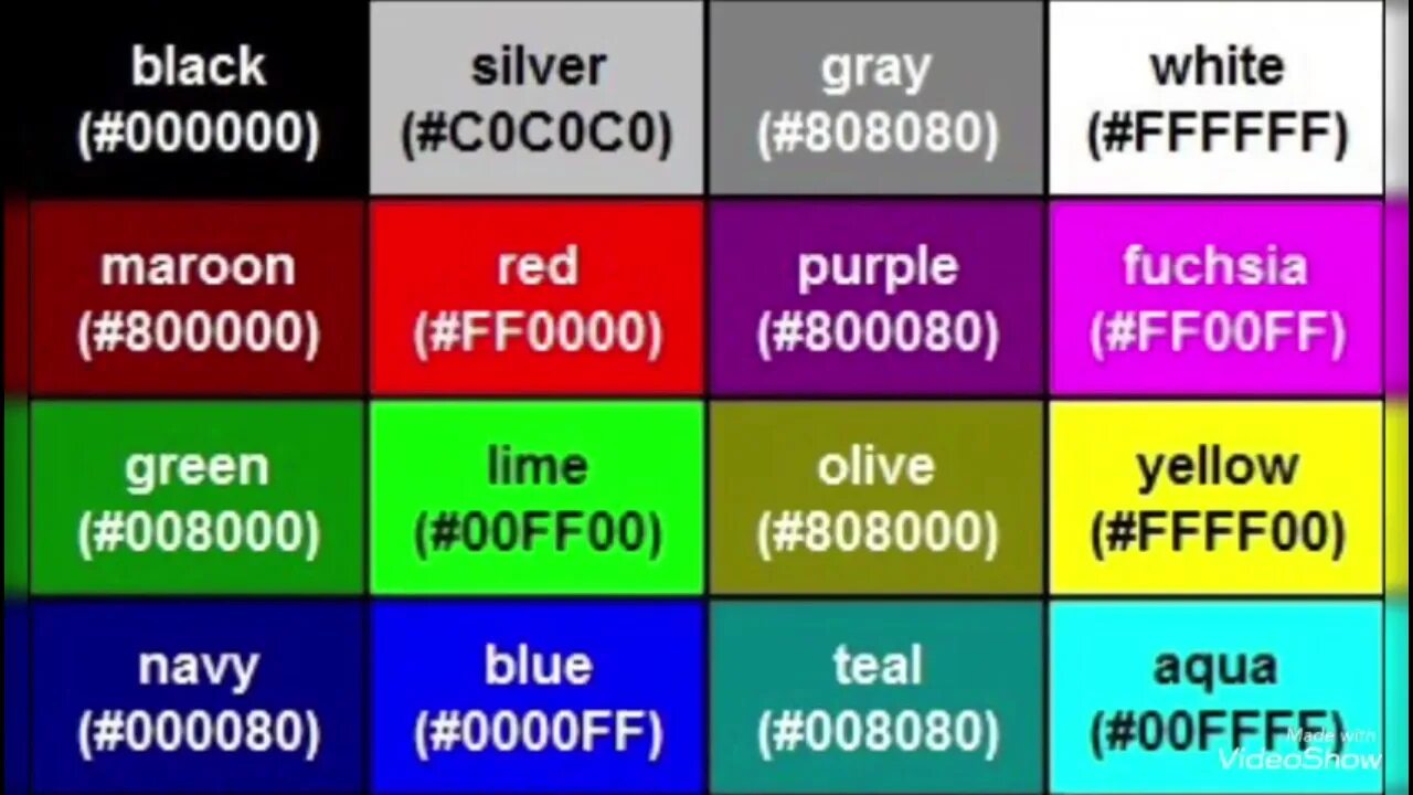 Html красный текст. Цвета html. Таблица цветов html. Кода цветов для html. Код цвета html.