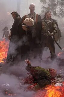 El t'lan imass Onos T'oolan salva a la consejera Lorn del asalto ...