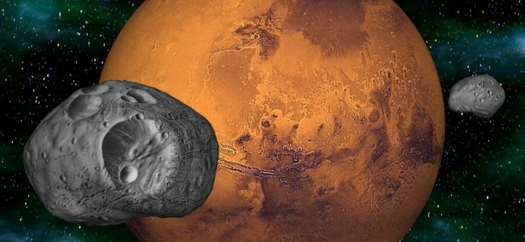 Страх и ужас спутники какой. Спутники Марса Фобос и Деймос. Марс Фобос Деймос Планета. Деймос (Спутник Марса). Марс Планета спутники.