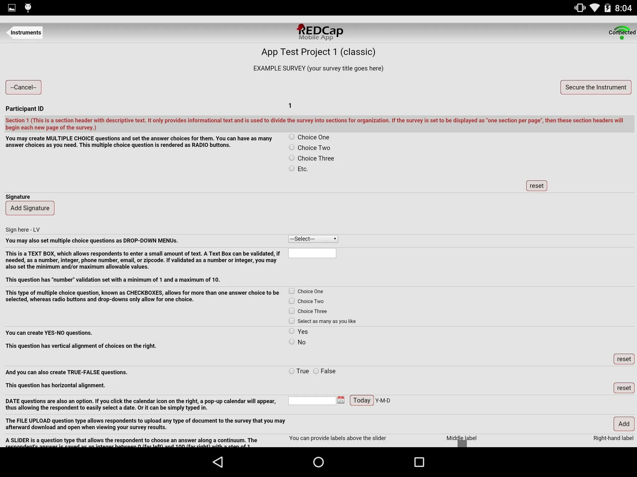 Validation number